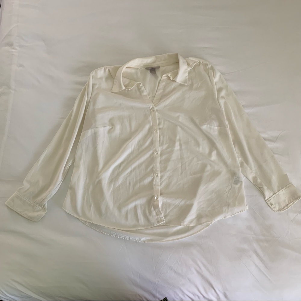 White Button-Up Shirt